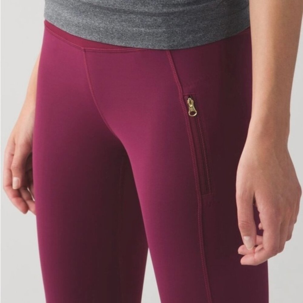 Lululemon Inspire Tight I (Mesh)Dashing Purple size 4 - Picture 3 of 12
